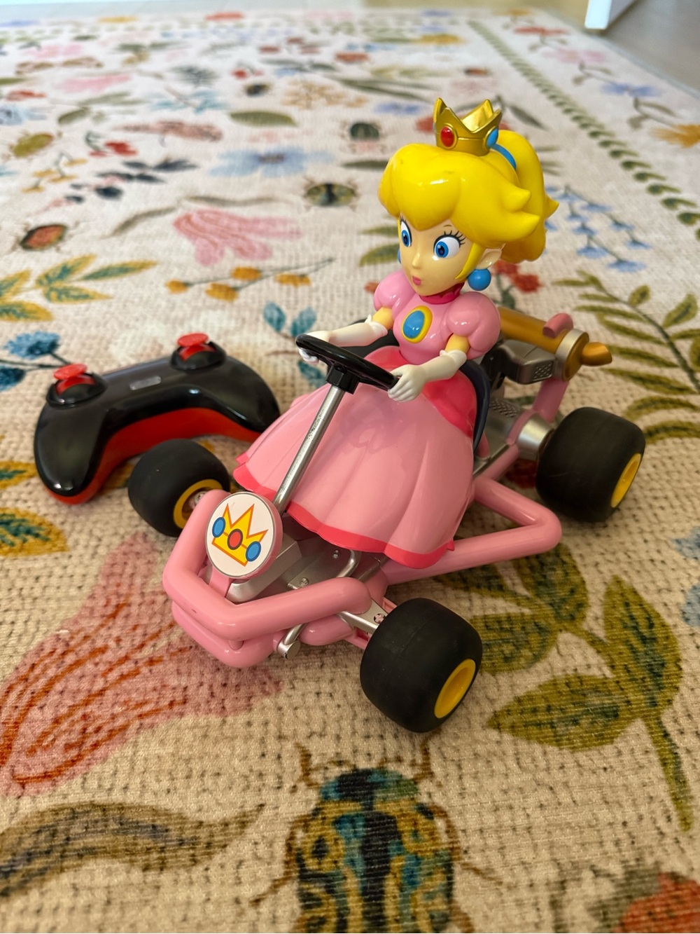 Princess Peach RC Toy Mario Kart - working great condition